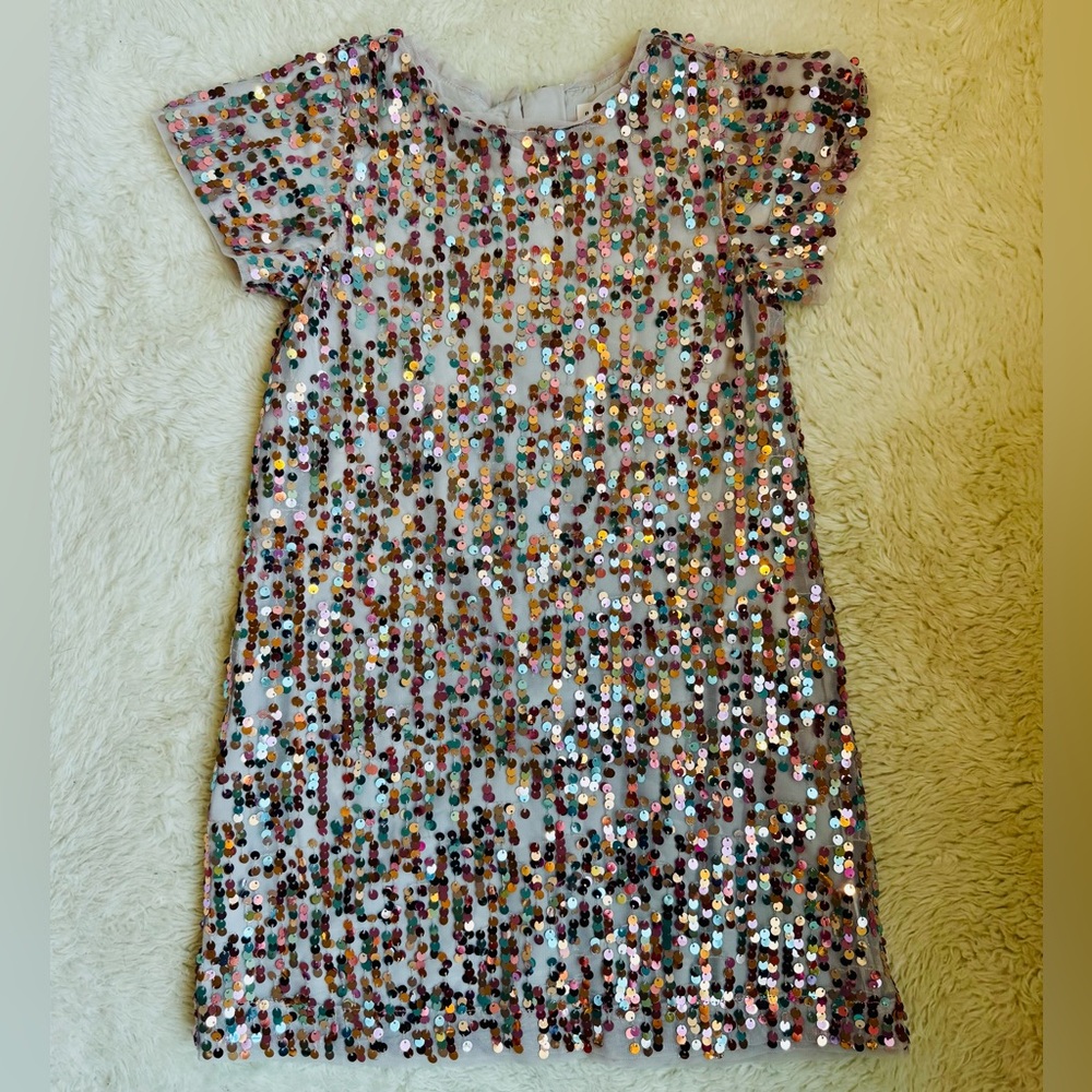 Kids Gap Light Pink Sequin Dress